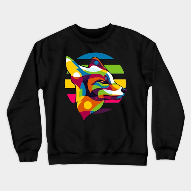 The Fox Inside Crewneck Sweatshirt by wpaprint